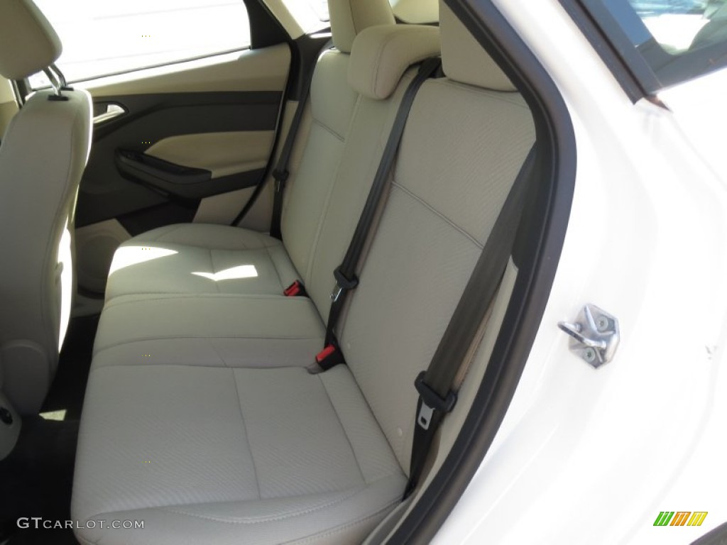 2013 Ford Focus Electric Hatchback Rear Seat Photo #72062392