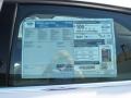 2013 Ford Focus Electric Hatchback Window Sticker