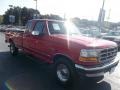Vermillion Red - F250 XLT Extended Cab Photo No. 2