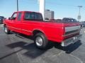 1996 Vermillion Red Ford F250 XLT Extended Cab  photo #6