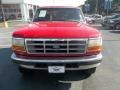 1996 Vermillion Red Ford F250 XLT Extended Cab  photo #8