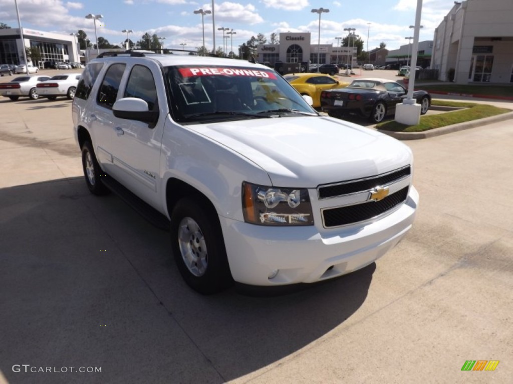 2011 Tahoe LT - Summit White / Ebony photo #7