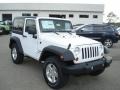 2013 Bright White Jeep Wrangler Sport S 4x4  photo #4