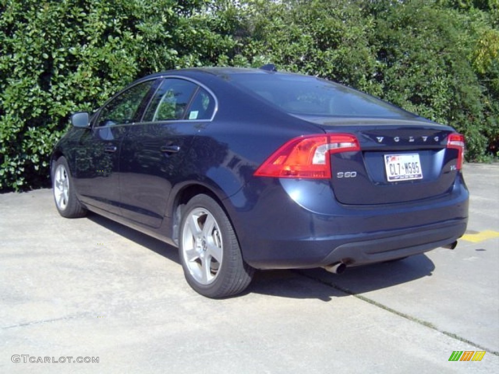 2012 S60 T5 - Caspian Blue Metallic / Off Black/Anthracite Black photo #10