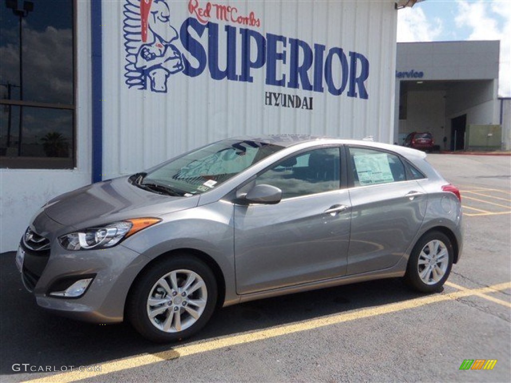 2013 Elantra GT - Titanium Gray Metallic / Black photo #4