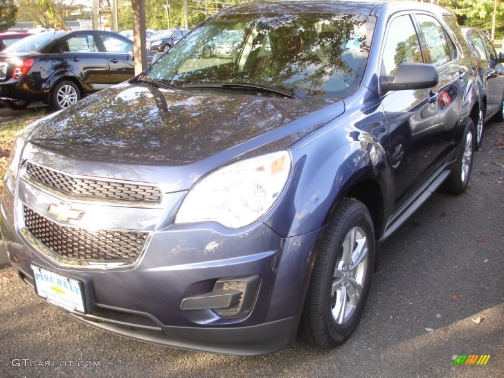 2013 Equinox LS AWD - Atlantis Blue Metallic / Jet Black photo #1