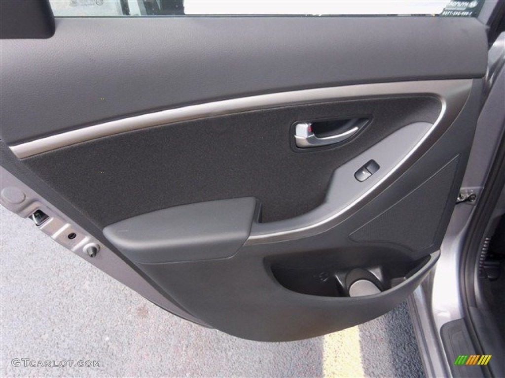 2013 Elantra GT - Titanium Gray Metallic / Black photo #11