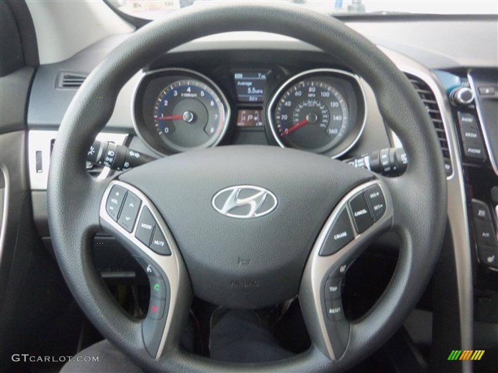 2013 Elantra GT - Titanium Gray Metallic / Black photo #14