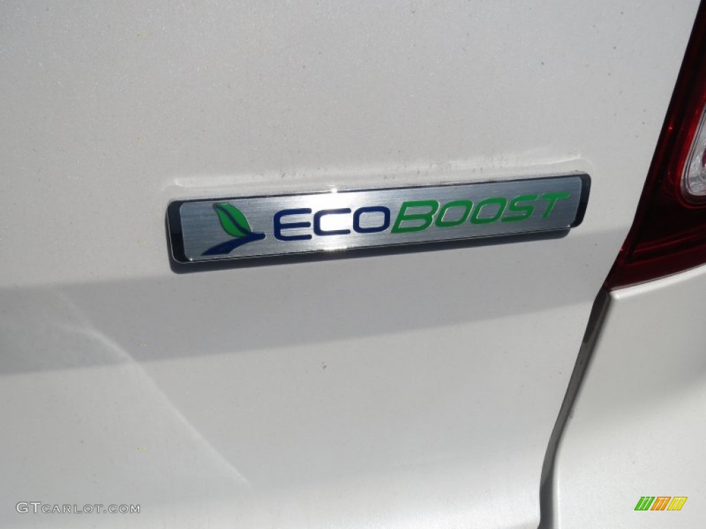 2013 Explorer Limited EcoBoost - White Platinum Tri-Coat / Charcoal Black photo #14
