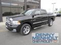 2009 Brilliant Black Crystal Pearl Dodge Ram 1500 SLT Crew Cab 4x4  photo #1