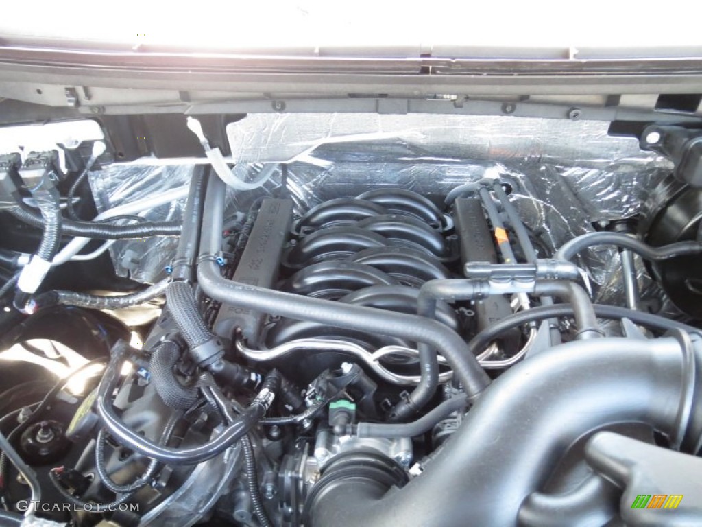 2013 Ford F150 Platinum SuperCrew 4x4 5.0 Liter Flex-Fuel DOHC 32-Valve Ti-VCT V8 Engine Photo #72068149