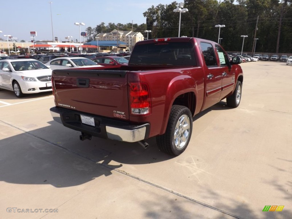2013 Sierra 1500 SLE Crew Cab - Sonoma Red Metallic / Ebony photo #5