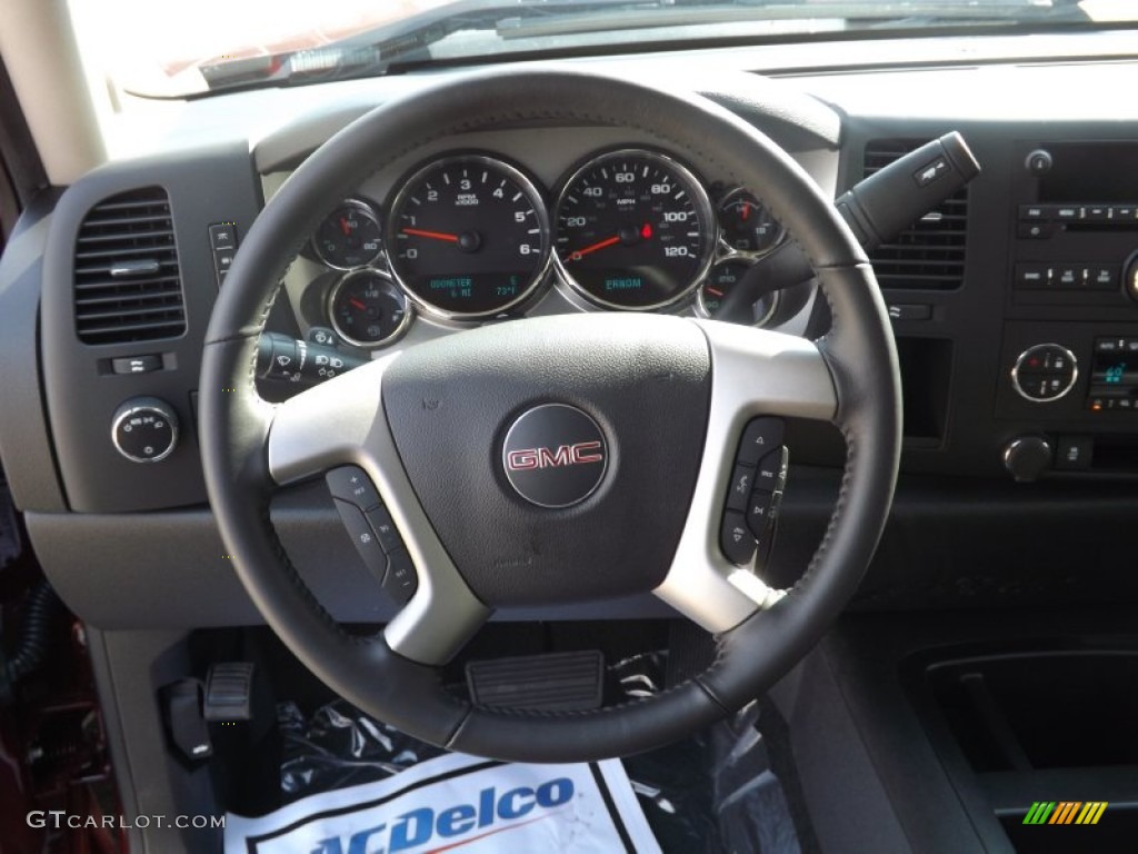 2013 Sierra 1500 SLE Crew Cab - Sonoma Red Metallic / Ebony photo #9