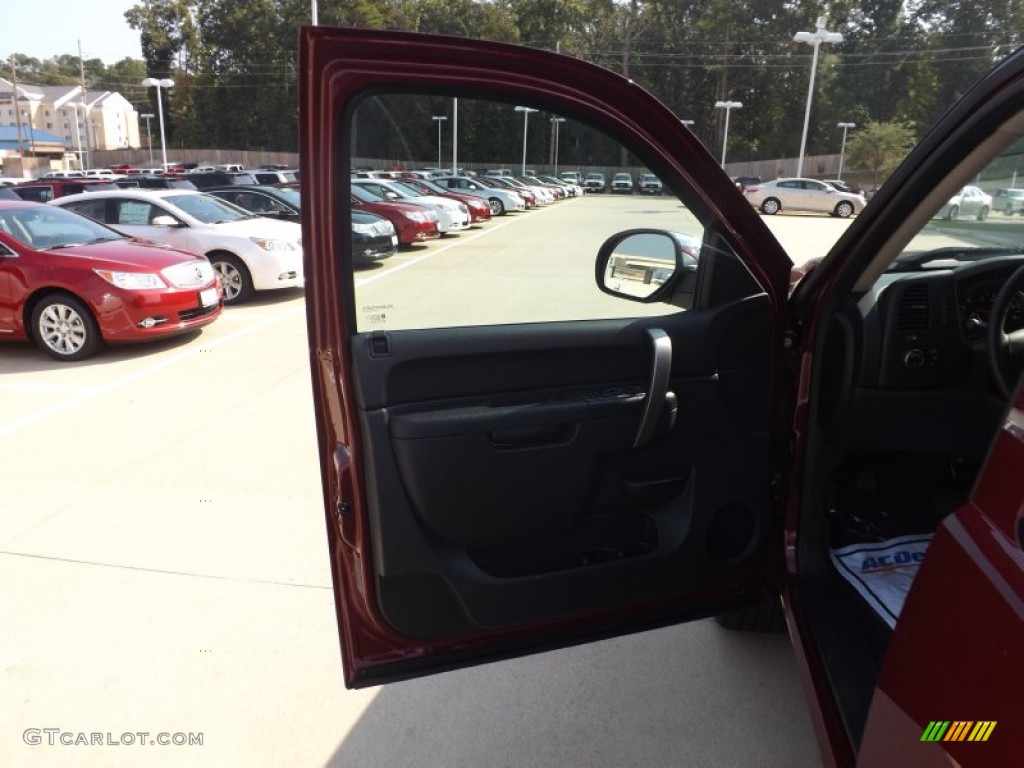 2013 Sierra 1500 SLE Crew Cab - Sonoma Red Metallic / Ebony photo #13