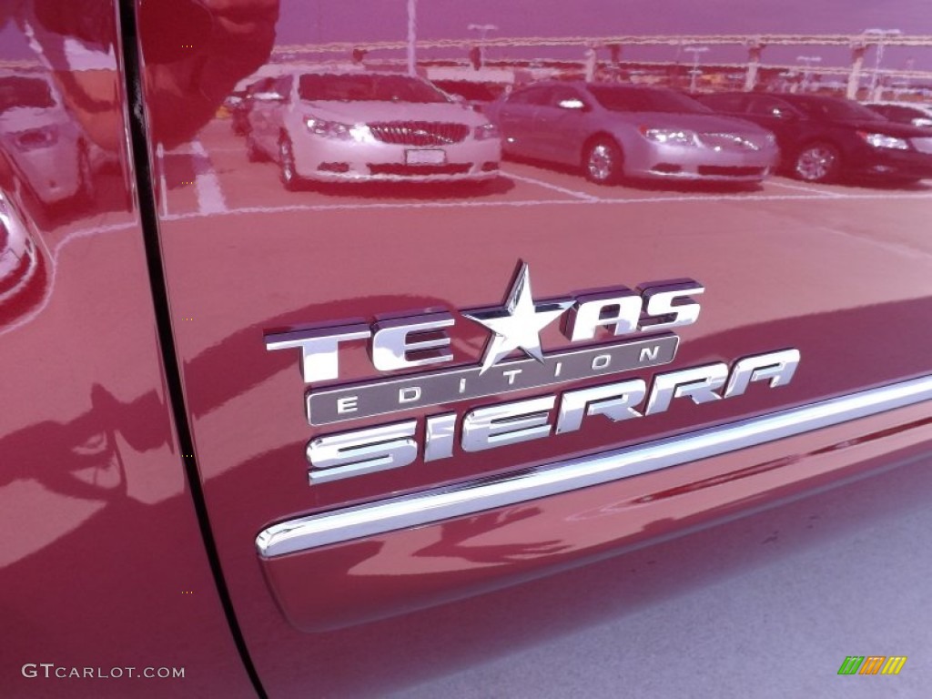 2013 Sierra 1500 SLE Crew Cab - Sonoma Red Metallic / Ebony photo #20
