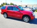 2008 Vivid Red Metallic Mercury Mountaineer Premier AWD  photo #6