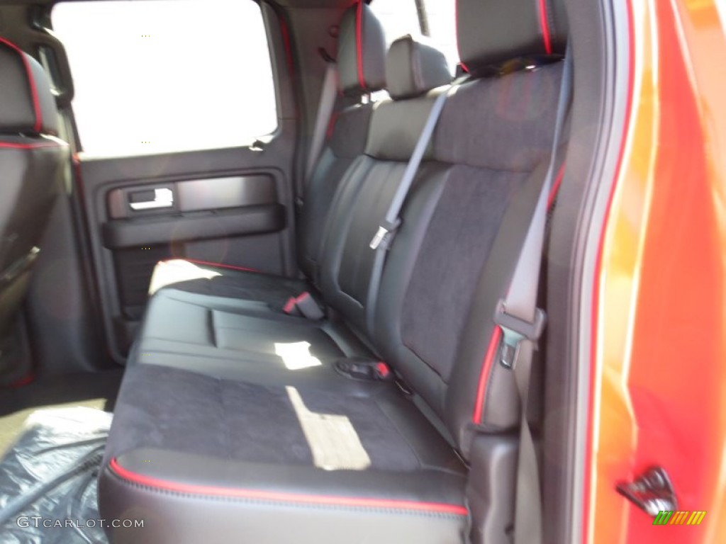 FX Sport Appearance Black/Red Interior 2013 Ford F150 FX4 SuperCrew 4x4 Photo #72069121