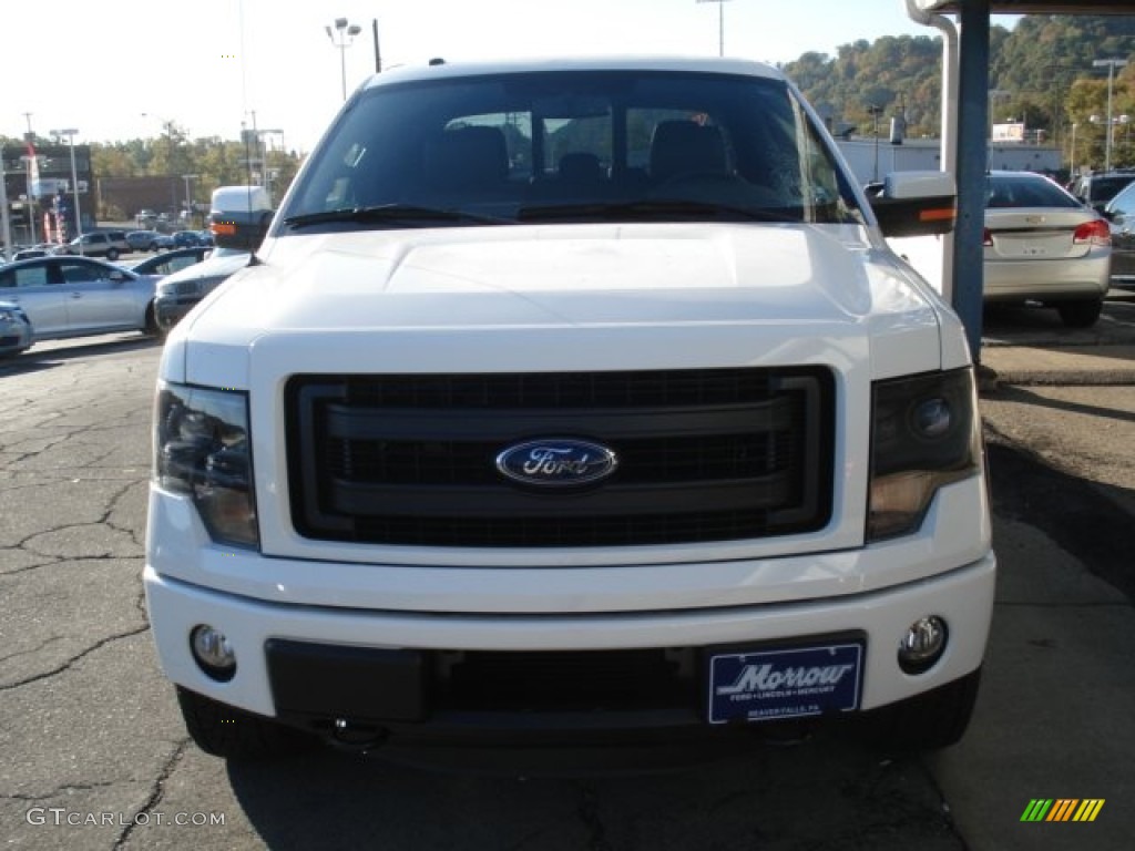 2013 F150 FX4 SuperCrew 4x4 - Oxford White / Black photo #3
