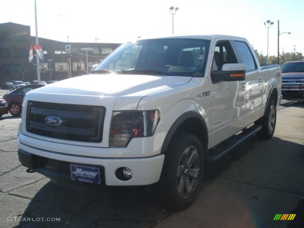 2013 F150 FX4 SuperCrew 4x4 - Oxford White / Black photo #4