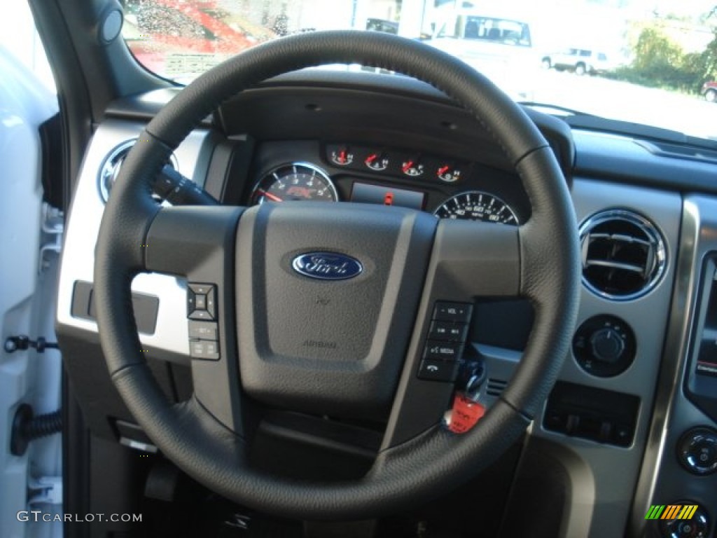 2013 F150 FX4 SuperCrew 4x4 - Oxford White / Black photo #19