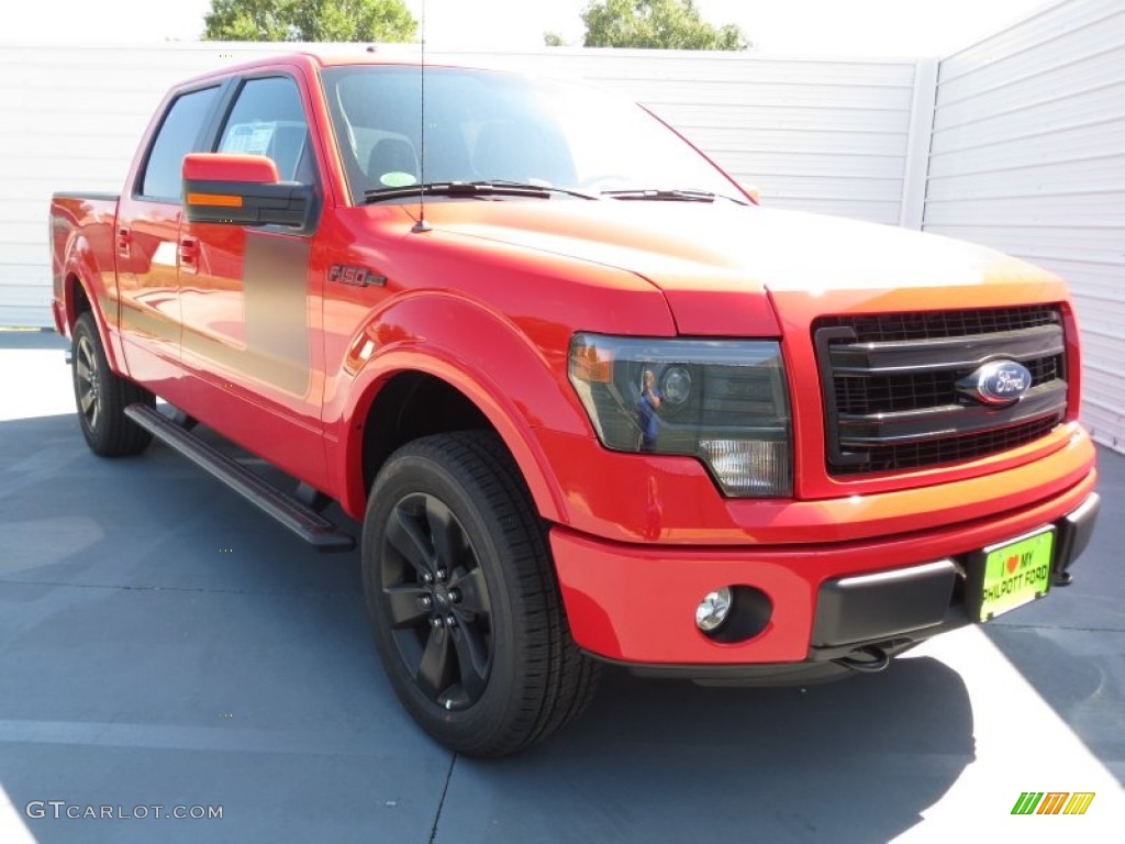 2013 F150 FX4 SuperCrew 4x4 - Race Red / FX Sport Appearance Black/Red photo #1