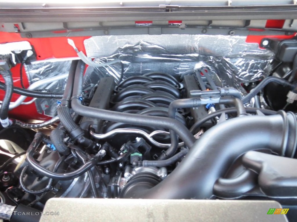 2013 Ford F150 FX4 SuperCrew 4x4 5.0 Liter Flex-Fuel DOHC 32-Valve Ti-VCT V8 Engine Photo #72070804