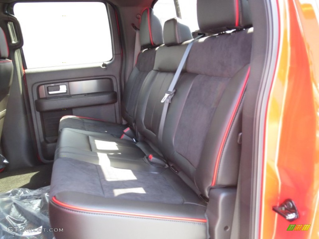 FX Sport Appearance Black/Red Interior 2013 Ford F150 FX4 SuperCrew 4x4 Photo #72070873
