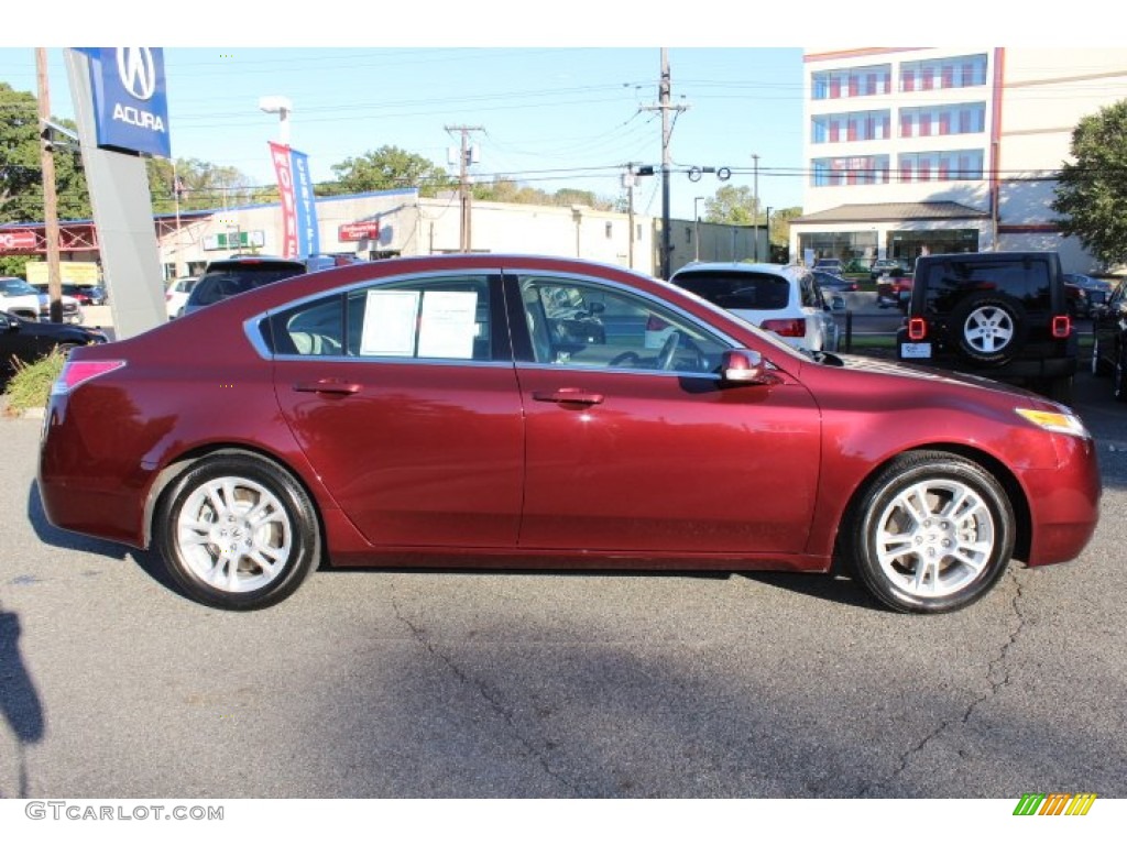 Basque Red Pearl 2010 Acura TL 3.5 Exterior Photo #72071272