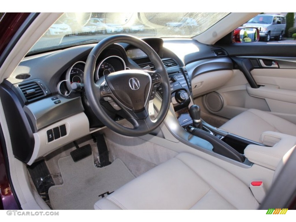 Taupe Interior 2010 Acura TL 3.5 Photo #72071464