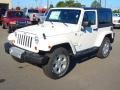 2013 Bright White Jeep Wrangler Sahara 4x4  photo #1