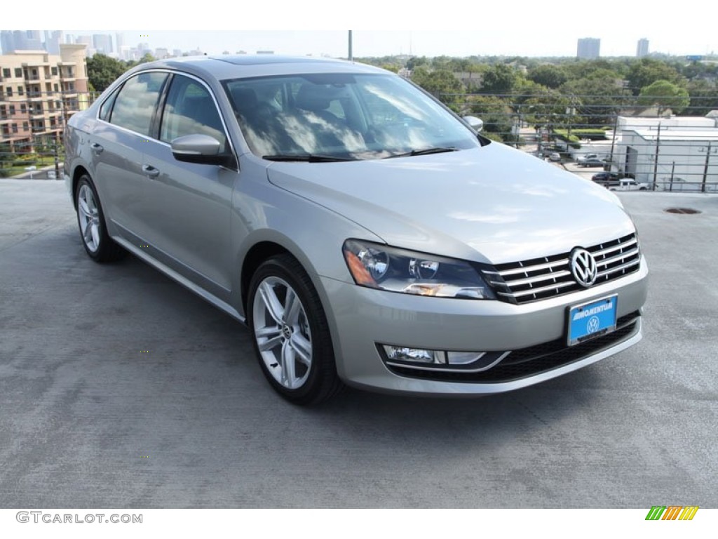 2013 Passat TDI SEL - Tungsten Silver Metallic / Titan Black photo #1