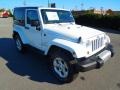 2013 Bright White Jeep Wrangler Sahara 4x4  photo #2