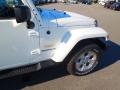2013 Bright White Jeep Wrangler Sahara 4x4  photo #7