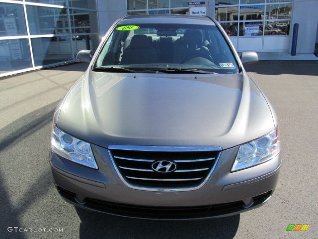 2009 Sonata GLS - Willow Gray / Gray photo #4