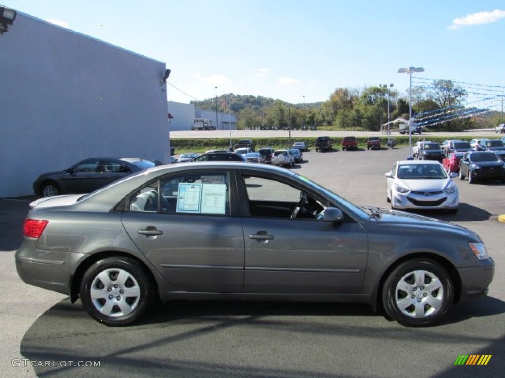 2009 Sonata GLS - Willow Gray / Gray photo #6