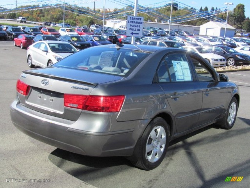 2009 Sonata GLS - Willow Gray / Gray photo #7