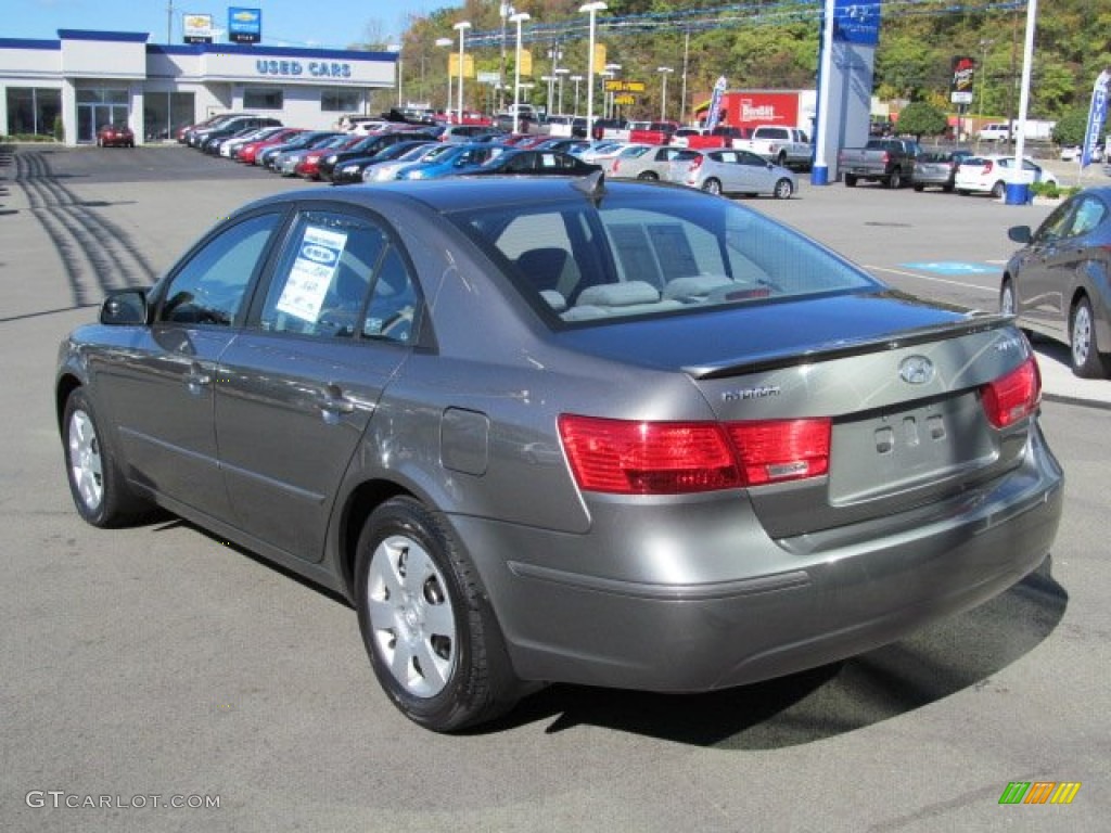 2009 Sonata GLS - Willow Gray / Gray photo #9