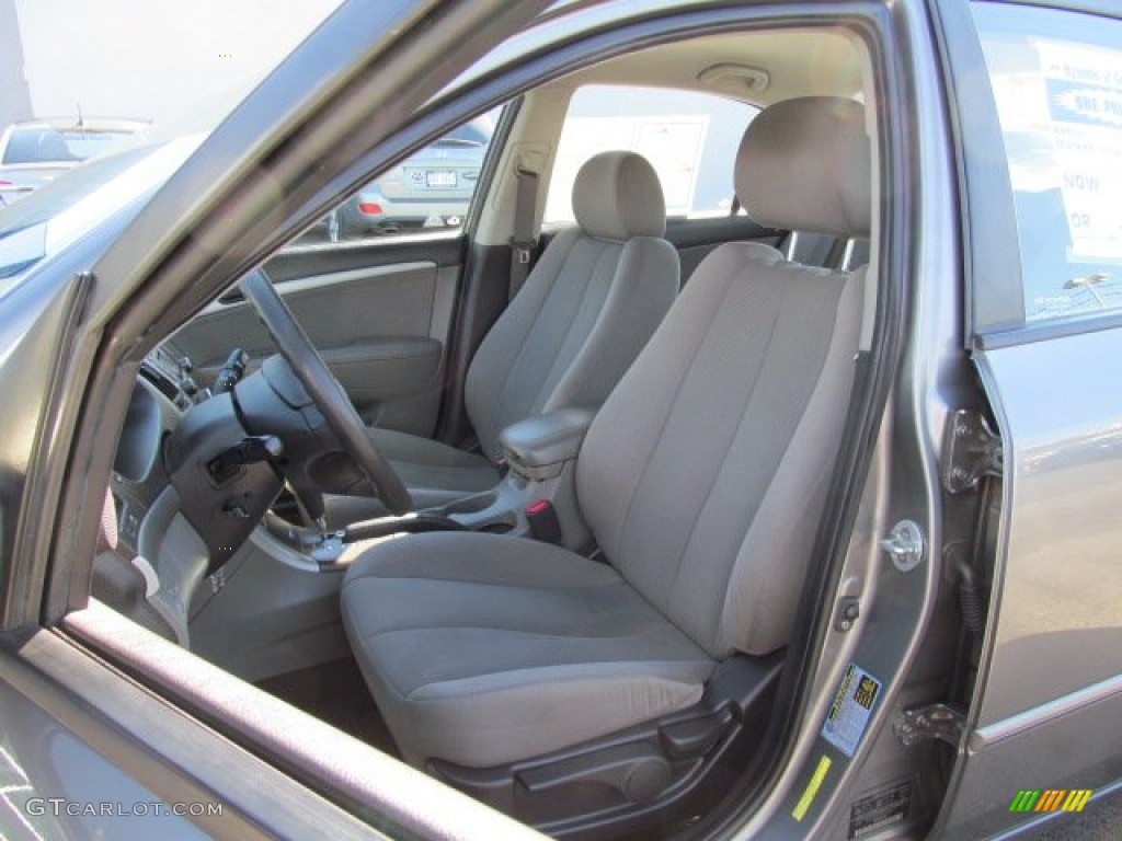 2009 Sonata GLS - Willow Gray / Gray photo #13