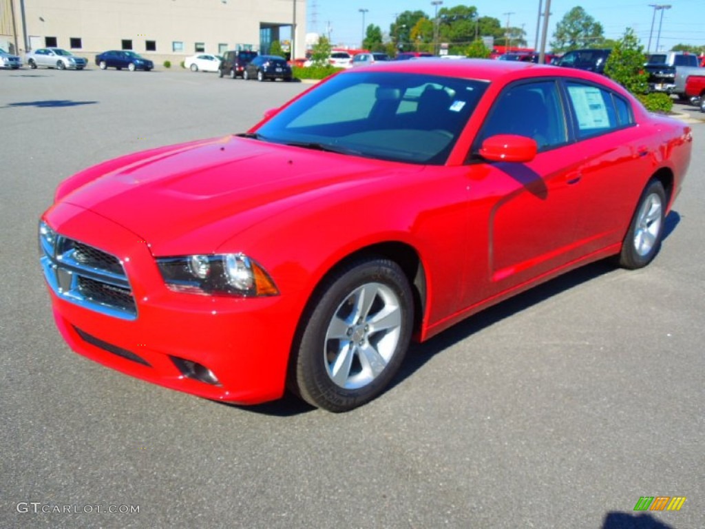 2013 Charger SXT - Redline 3 Coat Pearl / Black photo #1