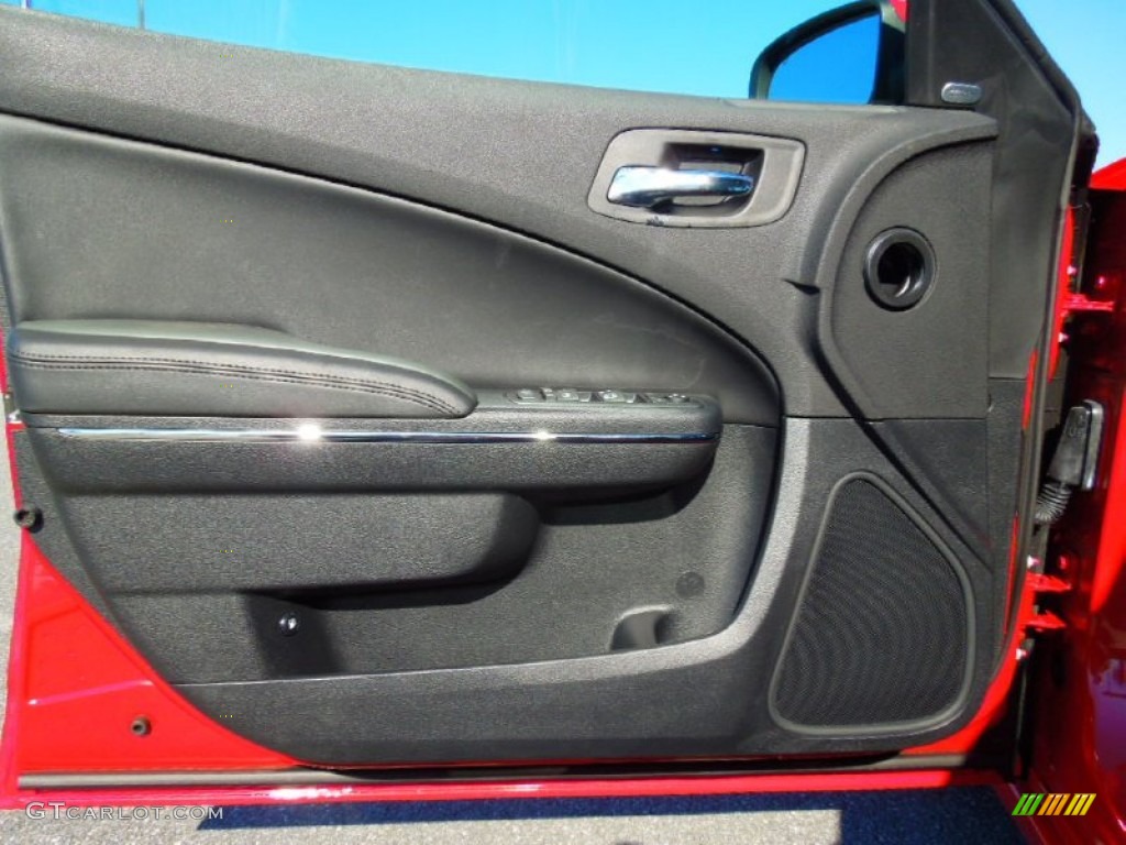 2013 Dodge Charger SXT Black Door Panel Photo #72073048