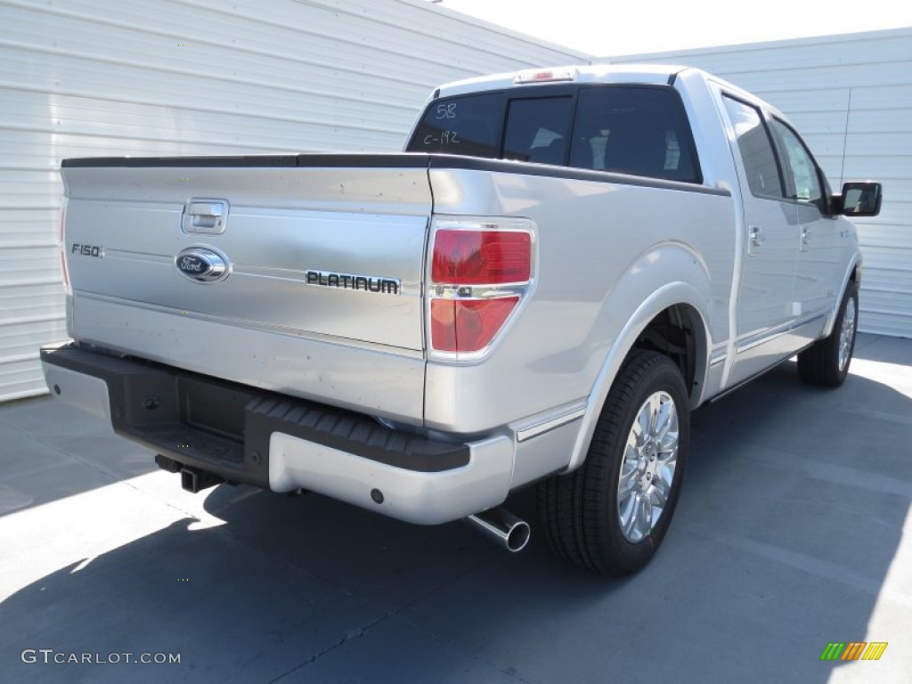 Ingot Silver Metallic 2013 Ford F150 Platinum SuperCrew Exterior Photo #72073120