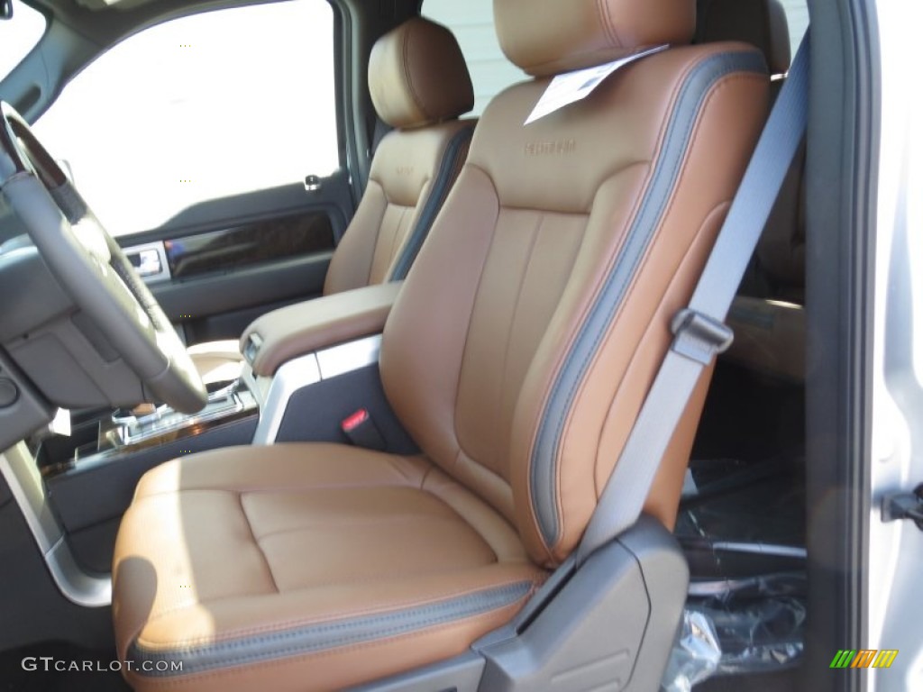 2013 Ford F150 Platinum SuperCrew Front Seat Photo #72073561