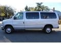 2010 Ingot Silver Metallic Ford E Series Van E350 XLT Passenger  photo #6