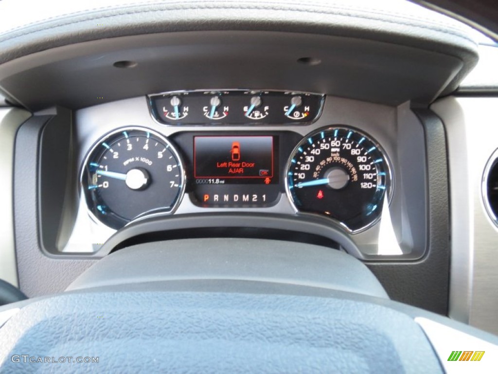 2013 Ford F150 Platinum SuperCrew Gauges Photo #72073813