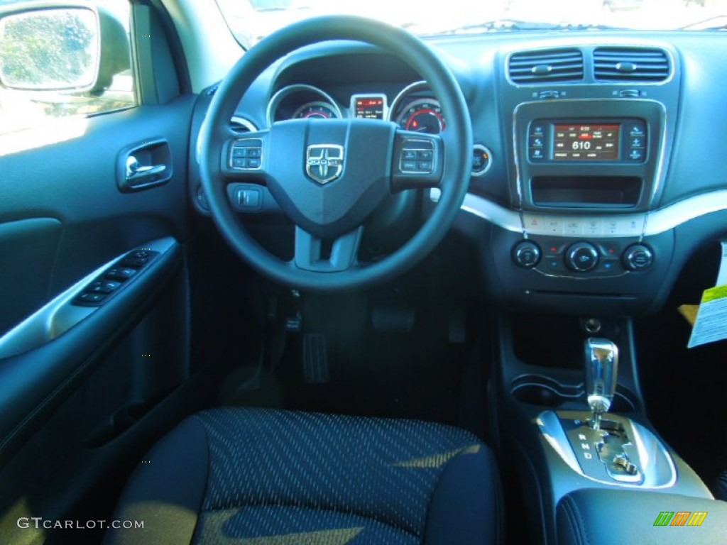 2013 Dodge Journey SXT Black Dashboard Photo #72073945