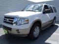 2013 White Platinum Tri-Coat Ford Expedition XLT  photo #6