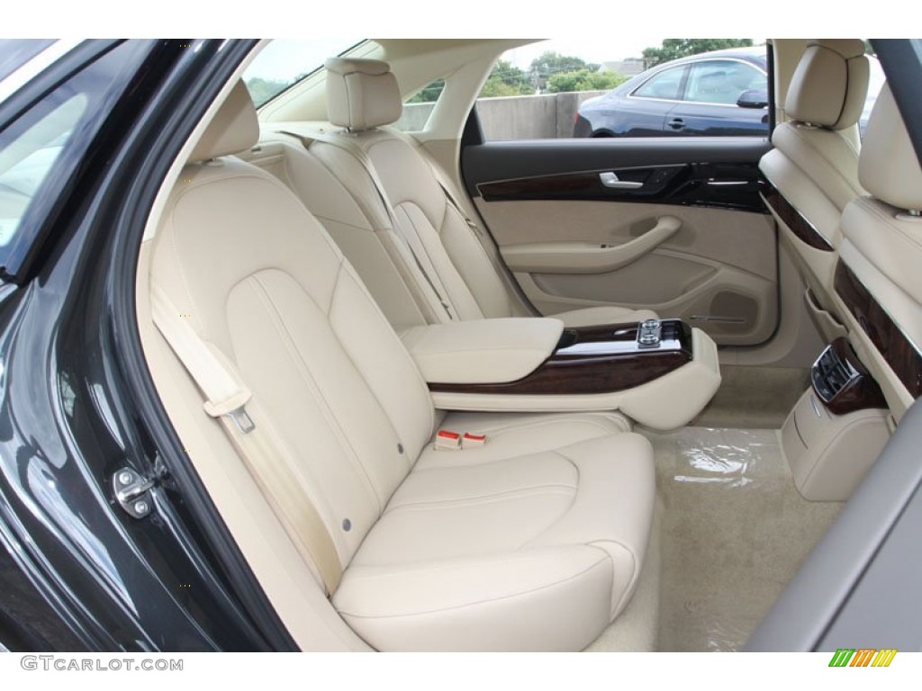 Velvet Beige Interior 2013 Audi A8 L 4.0T quattro Photo #72074137
