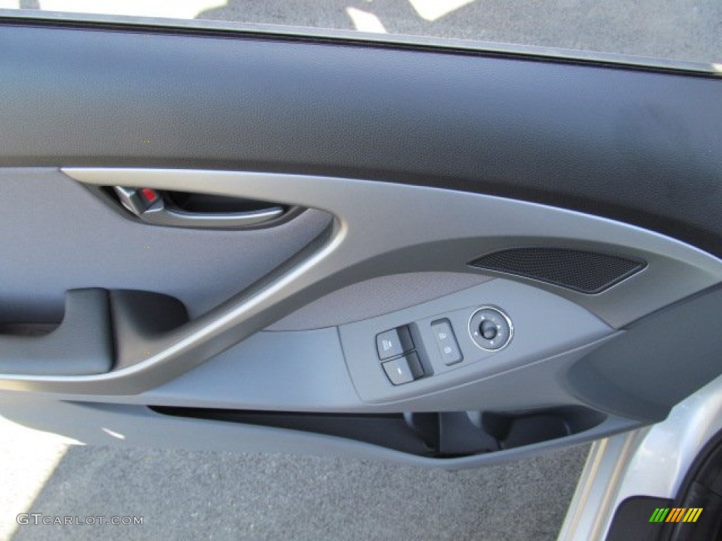 2013 Elantra Coupe GS - Shimmering Air Silver / Gray photo #6