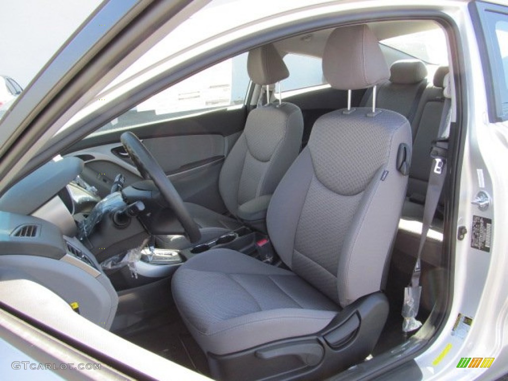 2013 Elantra Coupe GS - Shimmering Air Silver / Gray photo #7