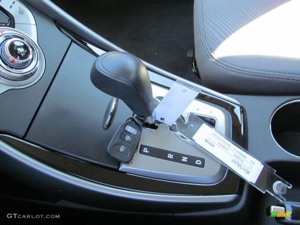 2013 Elantra GLS - Midnight Black / Gray photo #9
